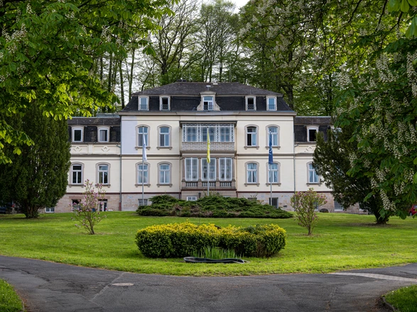 Außenansicht des Schloss in Oberurff